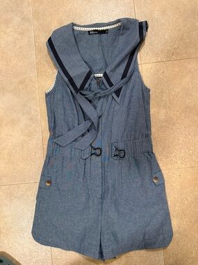 Dear Creatures blue sailor romper